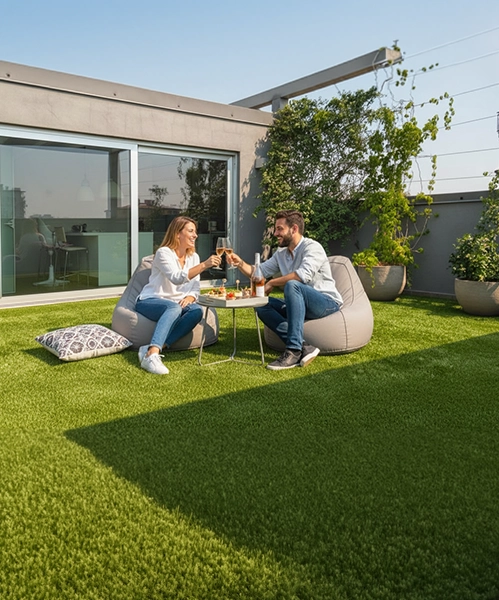 Prato sintetico per terrazzo